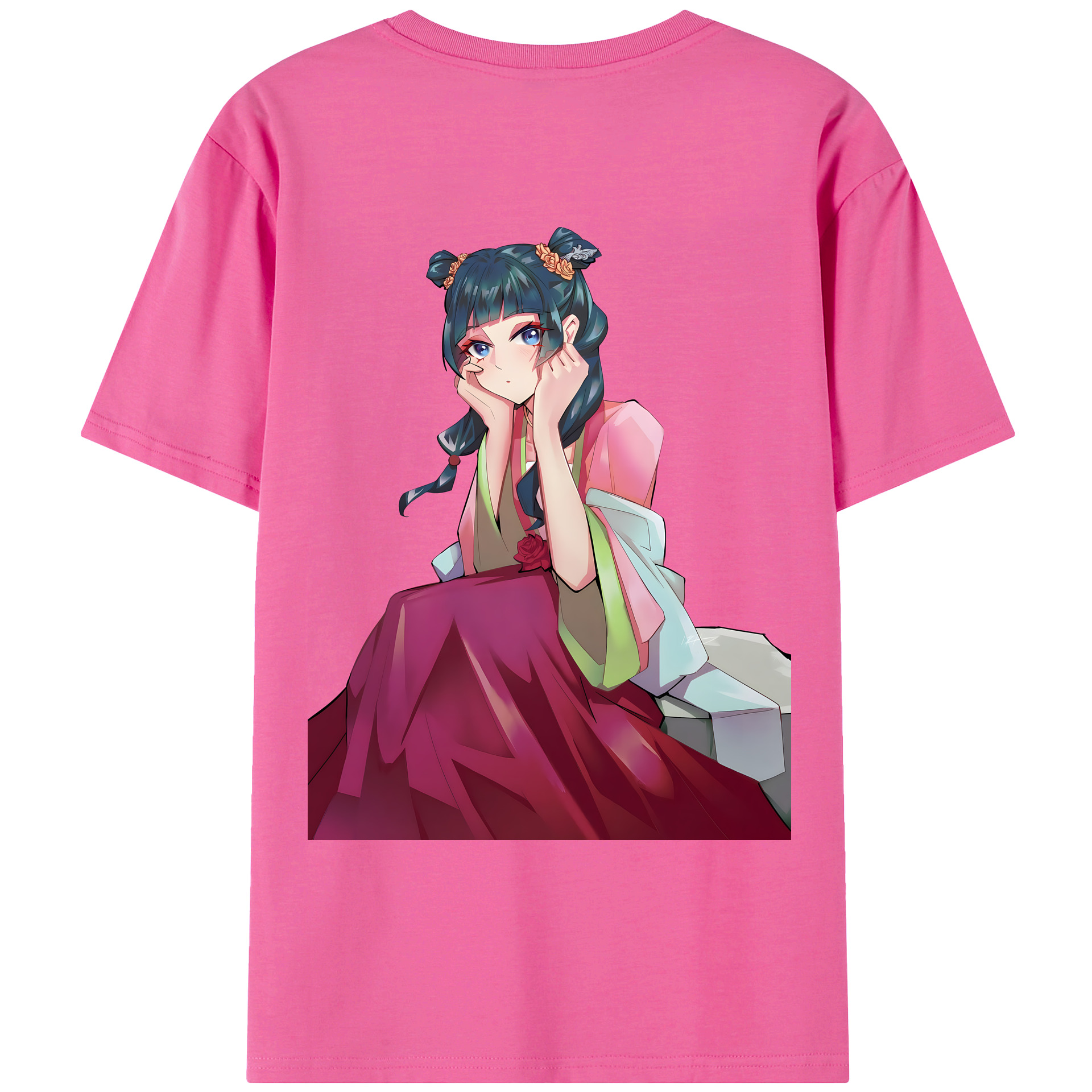 （画像用） 薬屋のひとりごと The Apothecary Diaries レディース半袖Tシャツ(バックプリント)